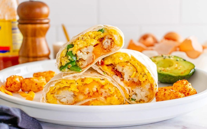 Savory Breakfast Burritos